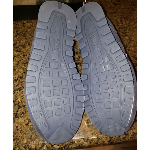 Reebok Classic Harman Women's 8 Blue Suede Leather Upper Running Shoe Sneakers - Picture 9 of 9